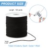 PH PandaHall Nylon Cord Braided Nylon String 1mm Fine Cord