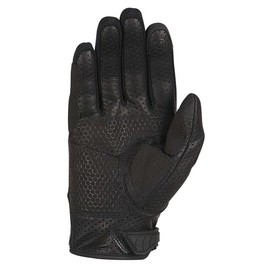 Furygan TD21 Men's Motorcycle Gloves - Palm 100% Leather & Perforated - Summer Gloves - Optimal Ventilation - Metacarpal Protection D3O - Various Sizes, Black