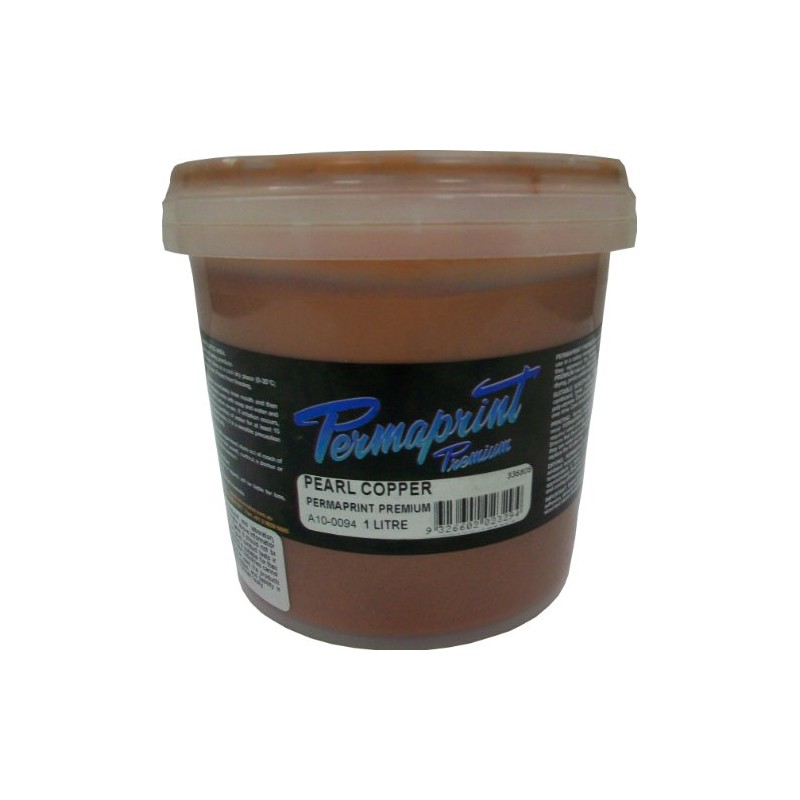 Permaprint 1 Litre Silk Screen Printing - Pearl Copper