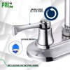 Prez Grifo Mezcladora Lavabo Llave Inoxidable Cromado Sp-40008