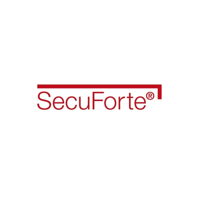 Hoppe TOULON-Secu Forte 11736008 Window Handle Stainless Steel Effect 90°