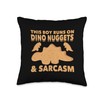 Dino Nugget Pillow Chicken Nugget Costume Dinosaur Nugget Throw Pillow