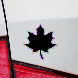 Holographic Decal Stickers Of Leaf Canada Maple 1 Premium Waterproof Vinyl Decal Stickers For Laptop Phone Accessory Helmet Car Window Mug Tuber Cup Door Wall Decoration ANDVER3792310HO110422