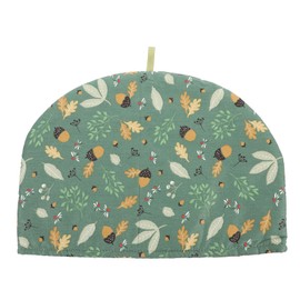 HEMOTON Tea Cosy for Teapot Cotton Vintage Flower Printed Decorative Tea Cozy for Tea Pot Cover Insulated Kettle Cover Kitchen Breakfast Warmer Home Office Decor 33X23CM