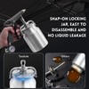 Undercoating Spray Gun with 33.82oz Suction Feed Cup, 360° &