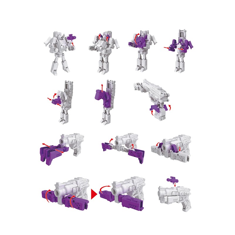 Toi-Toys Convertible – Gun Assorted 3 Robots – Multicoloured 30176z