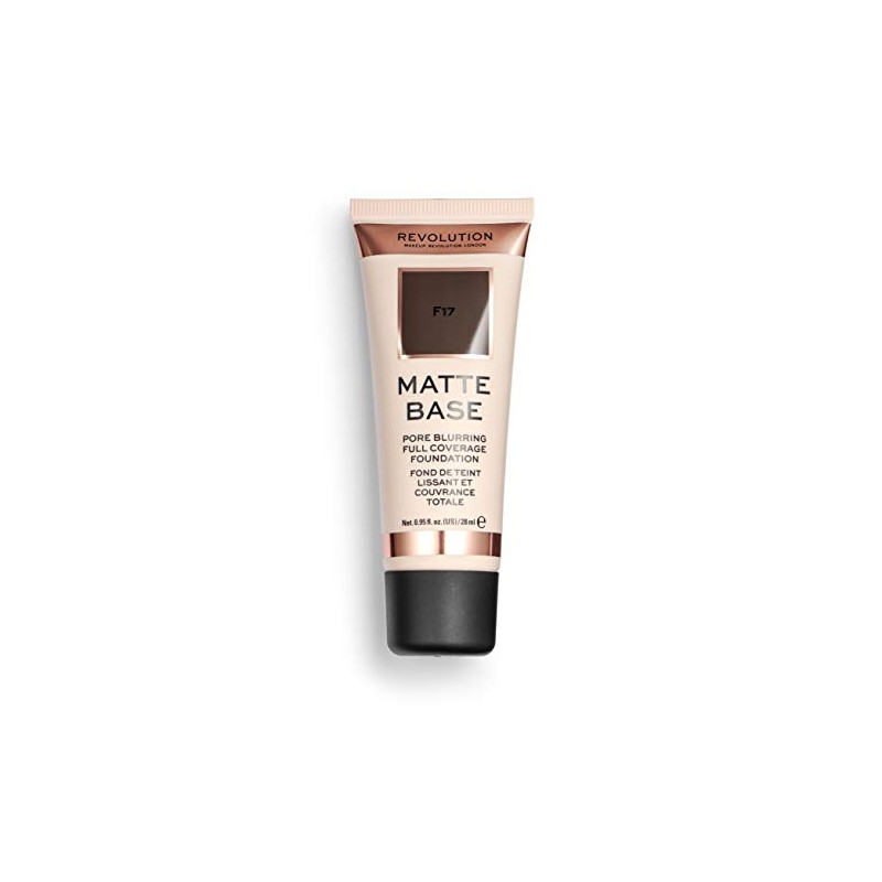 Revolution Matt Base Foundation 28ml F17