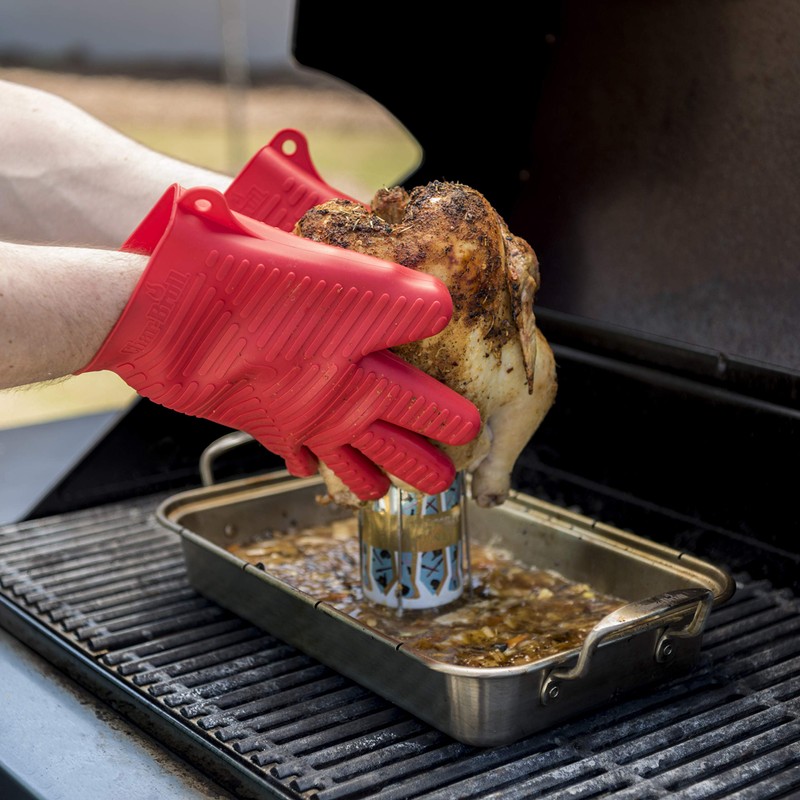 Charbroil Grill + Folding Beer Can Chicken Roasting Rack -