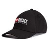 Diesel 00SIIQ0BAUI 02 Men's Cap, Vintage Logo Cap, Black, 900