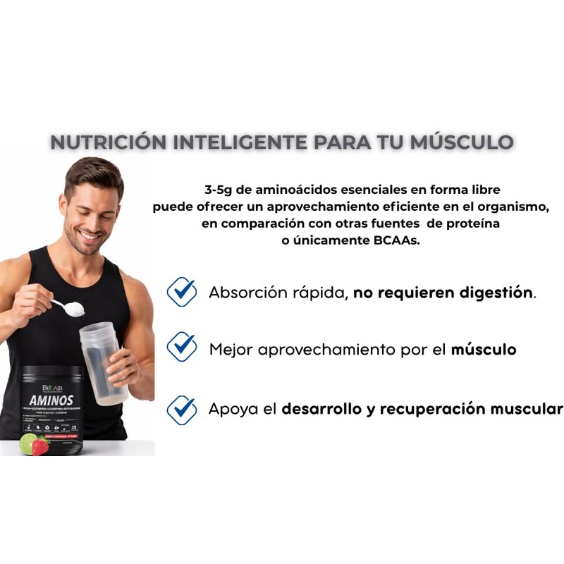 Aminoacidos Esenciales Bcaa Carnitina Glutamina Beta Alanina Hmb Arginina Glicina