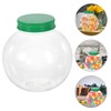 MAGICLULU 5pcs Christmas Candy Jar Christmas Candy Container Clear Apothecary