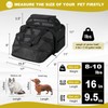 pidipiti top and 1 Side Expandable, 17x11x11 Soft-Sided pet Carrier,