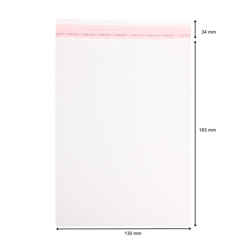 100 Pcs B6 A6 °C6 Cases Transparent for 3D postcards
