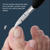 2Pcs Ingrown Toenail Tools Kit Stainless Steel Nail Cuticle Pliers