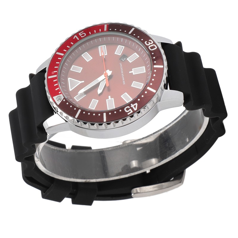 Rotating Bezel Watch Luminescent Automatic Date Analog Display Calendar Waterproof
