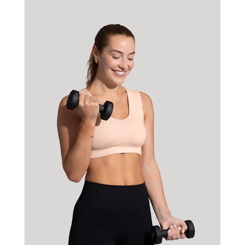 Tommie Copper Seamless Compression Bra with Back Support - Wireless,