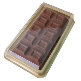 Gold Chocolate Bar Boxes with Clear Lids - Homemade Dubai Candy Packaging (10 ct)