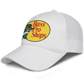 Fishing Hat for Men Women,Funny Trucker Hat Adjustable Baseball Hat Casual Sun Hat for Fishing,Father Gift White, White