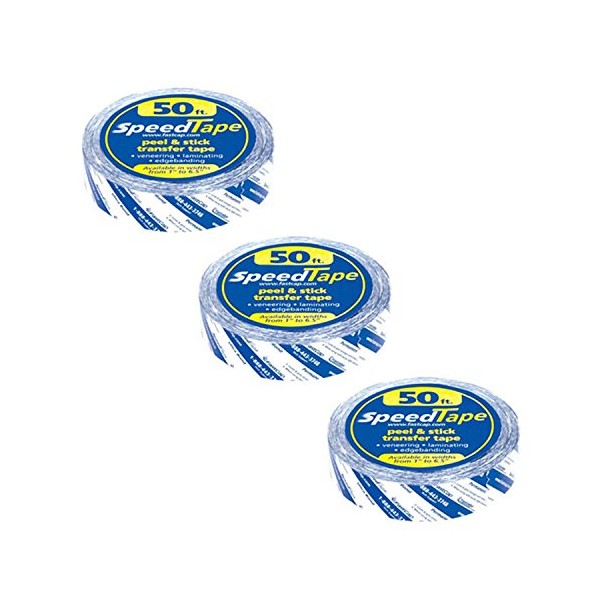 FastCap STAPE.1X50 SpeedTape 1 by 50 Peel and Stick Speed Tapes, 3-Pack