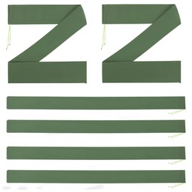 6 Pcs 10Feet Long Canvas Sandbags Flood Water Barrier Sandbags Flood Protection Thickened Reusable Sand Bags - Flood Barrier for Rain Water Control Flood Hurricane Doors Windows