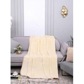 MinkThrows Luxury Super Soft Faux Fur Fleece Blanket Throws for Double & King Size Sofa Beds - Easy-Care Comfort