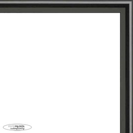 Poster Palooza A3 16.5x11.7 Lacquer Black Complete Wood Picture Frame with UV Acrylic Plexiglass, Foam Board Backing & Hardware Included