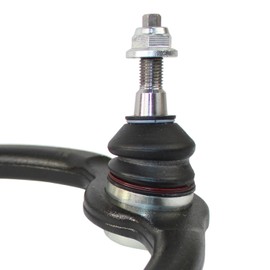 Bison Performance 6pc Cast Steel Front Upper Suspension Control Arm & Ball Joint Assembly & Forged Steel Outer Tie Rod End & Front Lower Rearward Ball Joints Kit For 300 Challenger Charger RWD