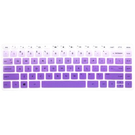 Silicone Keyboard Cover Soft Skin Compatible for HP Pavilion X360 14M-BA Series 14M-BA011DX 14M-BA013DX 14M-BA015DX 14M-BA114DX, HP 14M-BW Series 14-BW006NR 14-BW010NR 14-BW065NR (Purple Ombre)