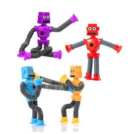 Special Needs Developmental Toys, 4 Pack Stretchy Toys For Kids & Adults, Baby Sensory Toys For Autism, Bath Toys Toddler Travel Toys For Plane,It'S A Great Gift