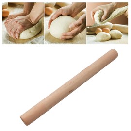 Small Rolling Pin, Sturdy Wood, 8.5 Inch Long, Easy to Use, Lightweight, Portable, Fondant Roller, Smoothing for Baking