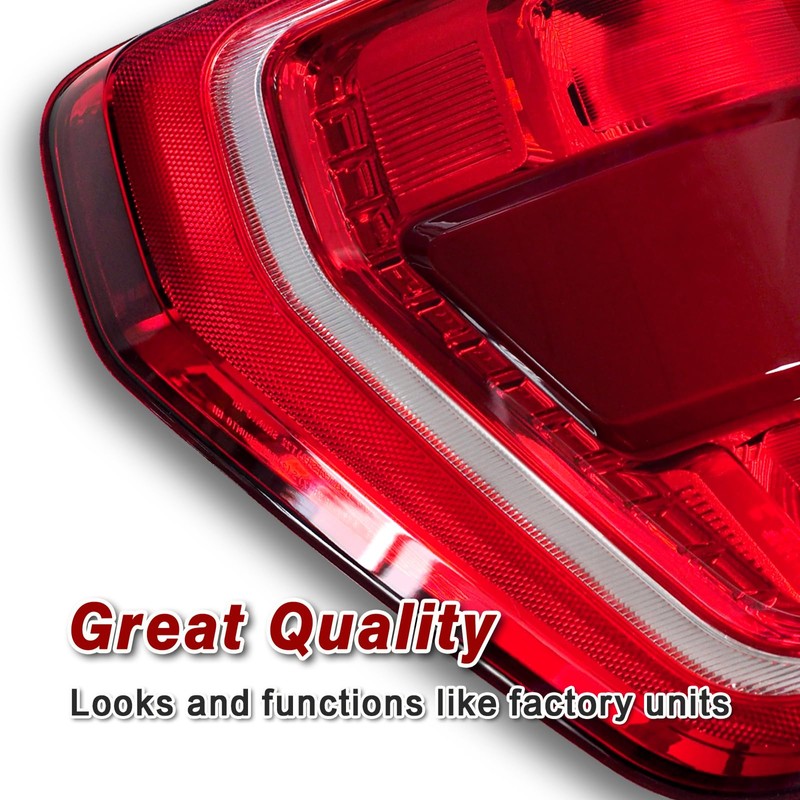 ZSBMP Halogen Tail Lights W/Blind Spot Compatible With 2021 2022