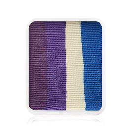 Kraze FX Face Paint Palette Refill - Aurora Face Paint (6 gm) - Hypoallergenic, Non-Toxic, Water Activated Professional Face & Body Painting Makeup Supplies for Sensitive Skin, Kid Safe, Adults