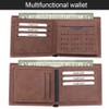 ROUGH FIT Men RFID Blocking Bifold Wallet, PU Leather Credit