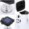 Portable Hand Crank 8 LED Lanterns Flash Light with Radio