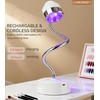 Lumcrissy 9W Touch Switch Gel Nail Lamp, Rechargeable Cordless UV/LED