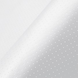 Leather Repair Patch, Breathable Perforated Self Adhesive Repair Patch, Furniture Couch Car Seats Office Chairs Sofa Repair Refurbished Faux Leather Patch (White,15.7x59 inch)