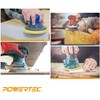 POWERTEC 45012 Round Sanding Paper, Granularity, #120, Outer Diameter 4.9