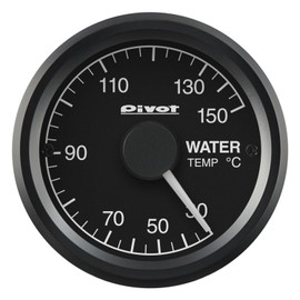 Pivot GT GAUGE-52 Water Thermometer White Lighting GSW-5