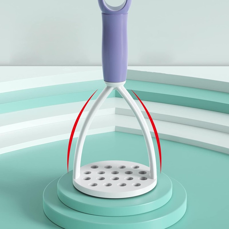 Hand Press Potato Masher Ricer, Smooth Mashed Potatoes Crusher, Kitchen