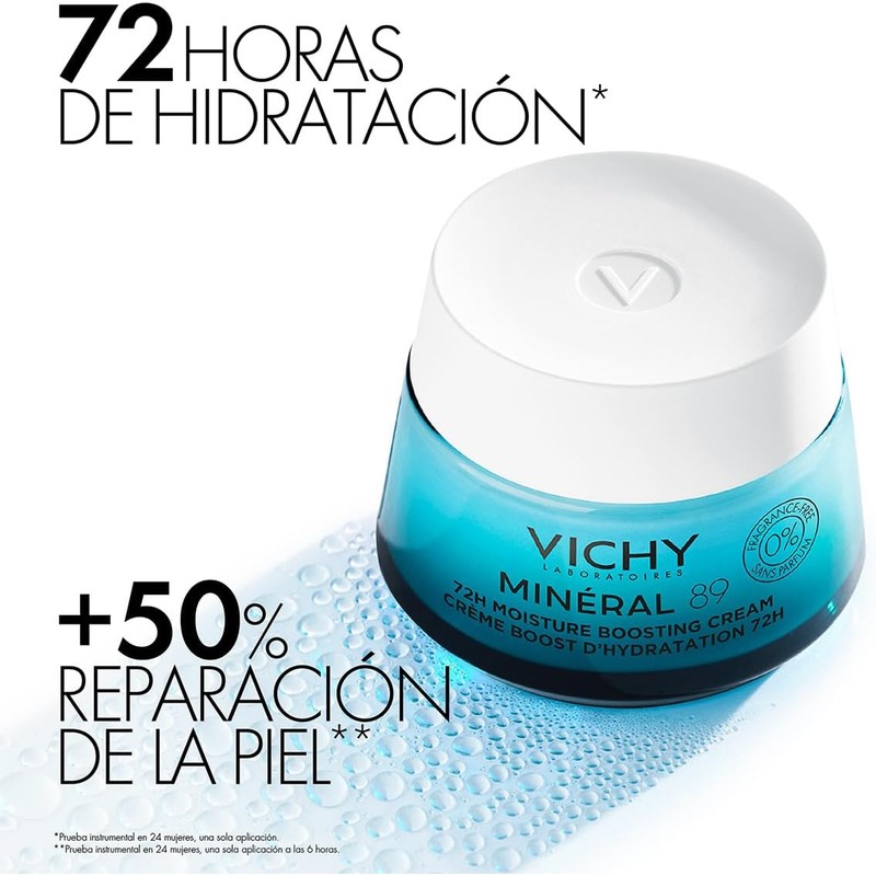 Vichy Minéral 89 Crema Hidratante Facial para Todo Tipo de