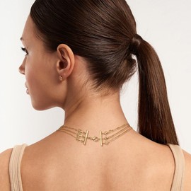 ALEXCRAFT Stainless Steel Necklace Extender Gold Layering Lobster Clasp Bracelet Clasps and Closures Connector Extension Clasps for Necklace Making Kit 2 Pcs