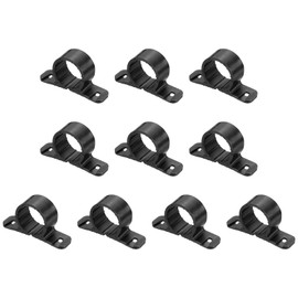 PATIKIL Suspension Pipe Clamps 1 Inch, 10 Pack Standard Tubing Supports for Pex Copper CPVC Pipe, Black