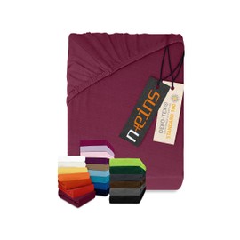 Classic Jersey Fitted Sheet Available In 34 Colours and 6 Sizes – 100% Cotton, 180-200 x 200 cm