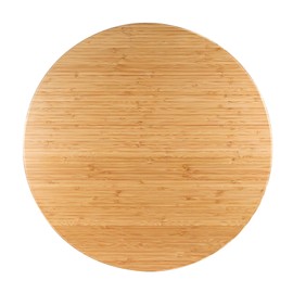(26 Inch) Bamboo Large Lazy Susan for Dining Table Top with Heavy Duty Metal Rotating Hardware