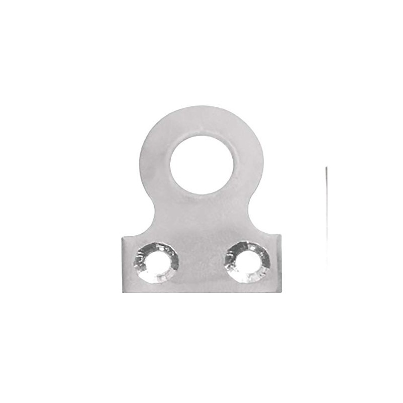 Zing Green Products 7323 Flat Padlock Eyes, Small, 10/Pack, Silver
