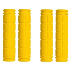PLATT Bicycle Grips Non-Slip Soft Rubber Bicycle Grips for Bicycle/MTB/BMX (2 Pairs)