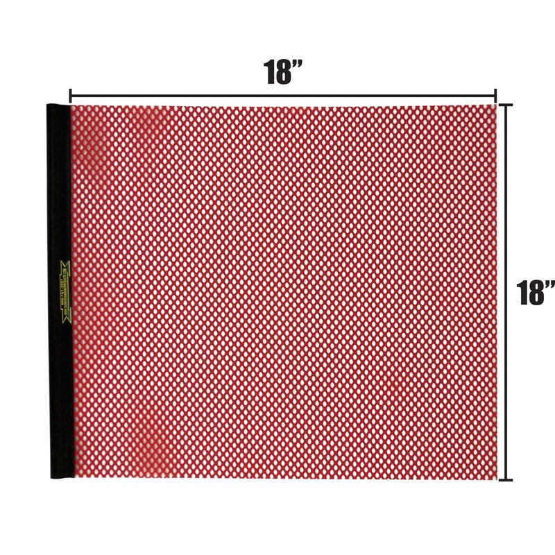 Oversize Warning Products - Quickmount Replacement Flag Red 18” x