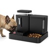 ZOMISIA Gravity Dog Food and Water Dispenser, 2 in 1