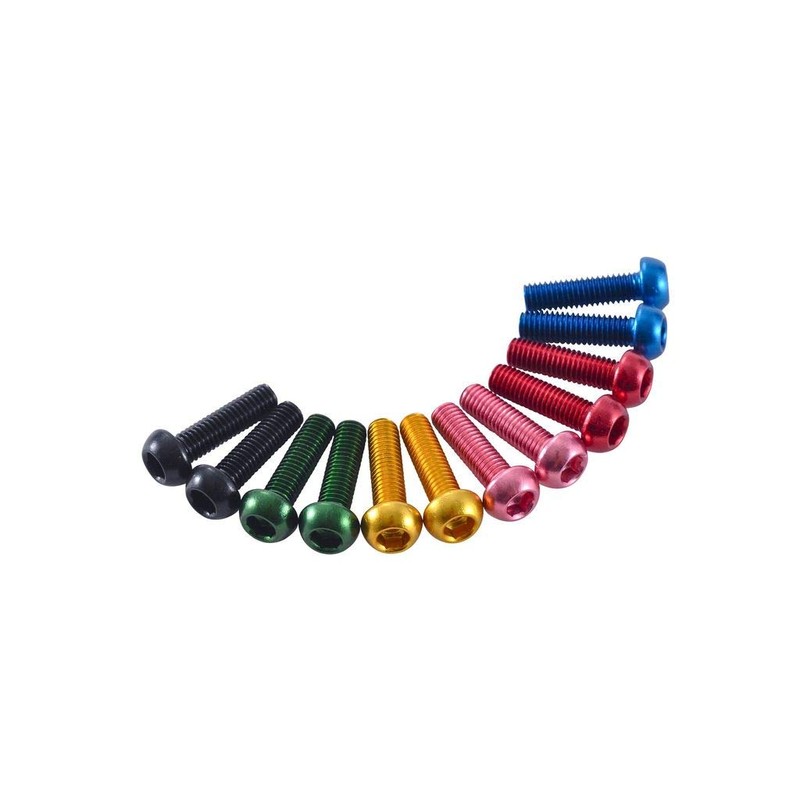 Foglia (foguria) Aluminum Bolts Set m5x18 mm Pink