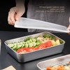 QANYEGN Stainless Steel Deep Baking Pan, Square Baking Brownie Pan